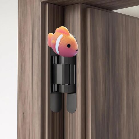 Cute Mini Creative Marine Creatures, Clownfish Hinge Heads Decorative Topper Set 6PCS, Home Decoration,Magnetic Hinge Head Toppers Door Hinge in Saudi Arabia
