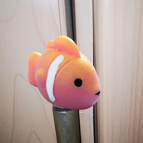 Cute Mini Creative Marine Creatures, Clownfish Hinge Heads Decorative Topper Set 6PCS, Home Decoration,Magnetic Hinge Head Toppers Door Hinge in Saudi Arabia