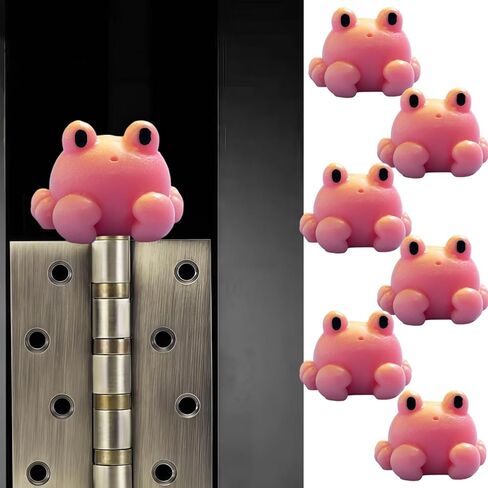 Cute Mini Creative Marine Creatures, Small Crabs Hinge Heads Decorative Topper Set 6PCS, Home Decoration,Magnetic Hinge Head Toppers Door Hinge in Saudi Arabia