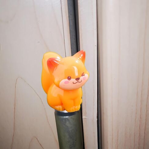 Cute Mini Creative Little Fox Hinge Heads Decorative Topper Set 6PCS, Home Decoration,Magnetic Hinge Head Toppers Door Hinge in Saudi Arabia