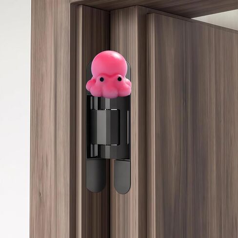 Cute Mini Creative Marine Creatures, Small Octopuses Hinge Heads Decorative Topper Set 6PCS, Home Decoration,Magnetic Hinge Head Toppers Door Hinge in Saudi Arabia
