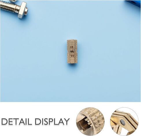 CALLARON 10pcs 8mm Copper Invisible Concealed Barrel Hinges for Cabinet Doors and Jewelry Boxes, 180-degree Opening Angle Small Hidden Hinges for Craft and Furniture Projects in Saudi Arabia