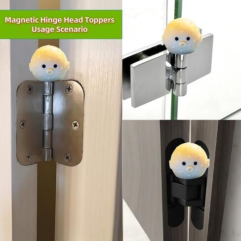 Cute Mini Creative Marine Creatures, Small Pufferfish Hinge Heads Decorative Topper Set 6PCS, Home Decoration,Magnetic Hinge Head Toppers Door Hinge in Saudi Arabia
