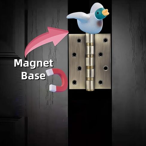 Cute Mini Creative Green Headed Duckling, Mandarin Duck Hinge Heads Decorative Topper Set 4PCS, Home Decoration,Magnetic Hinge Head Toppers Door Hinge in Saudi Arabia