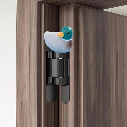 Cute Mini Creative Green Headed Duckling, Mandarin Duck Hinge Heads Decorative Topper Set 4PCS, Home Decoration,Magnetic Hinge Head Toppers Door Hinge in Saudi Arabia