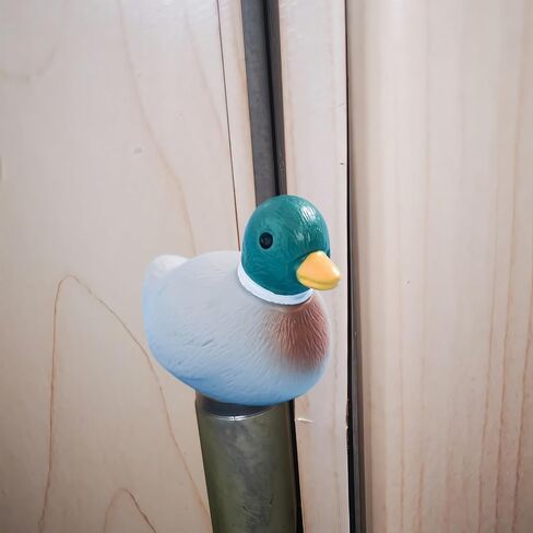 Cute Mini Creative Green Headed Duckling, Mandarin Duck Hinge Heads Decorative Topper Set 4PCS, Home Decoration,Magnetic Hinge Head Toppers Door Hinge in Saudi Arabia