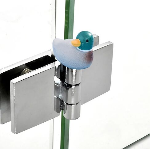 Cute Mini Creative Green Headed Duckling, Mandarin Duck Hinge Heads Decorative Topper Set 4PCS, Home Decoration,Magnetic Hinge Head Toppers Door Hinge in Saudi Arabia