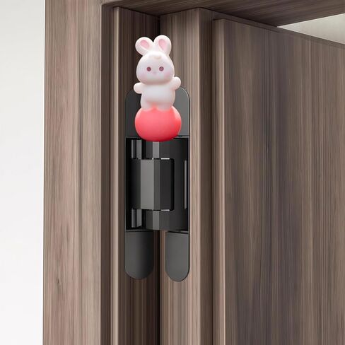 Cute Mini Creative Circus Bunny Hinge Heads Decorative Topper Set 3PCS, Home Decoration,Magnetic Hinge Head Toppers Door Hinge in Saudi Arabia
