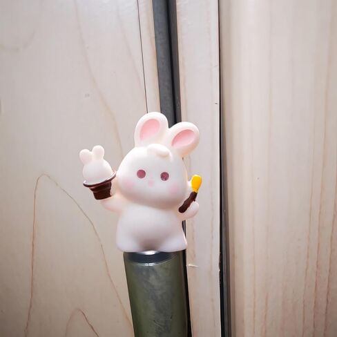 Cute Mini Creative Circus Bunny Hinge Heads Decorative Topper Set 3PCS, Home Decoration,Magnetic Hinge Head Toppers Door Hinge in Saudi Arabia