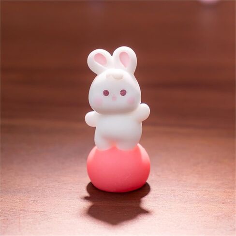 Cute Mini Creative Circus Bunny Hinge Heads Decorative Topper Set 3PCS, Home Decoration,Magnetic Hinge Head Toppers Door Hinge in Saudi Arabia