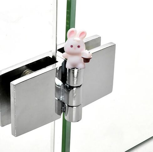 Cute Mini Creative Circus Bunny Hinge Heads Decorative Topper Set 3PCS, Home Decoration,Magnetic Hinge Head Toppers Door Hinge in Saudi Arabia
