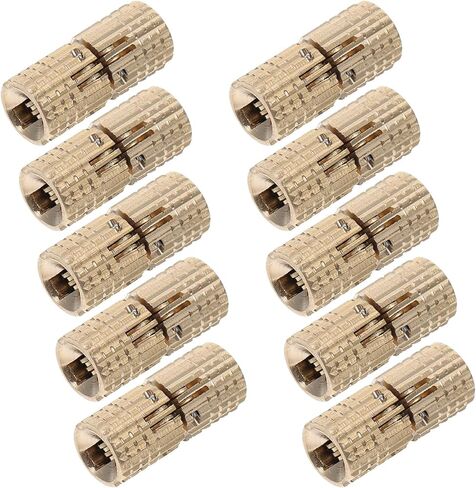 Gadpiparty 10pcs Concealed Cabinet Hinges 8mm Copper Barrel Invisible Furniture Hinges 180° Opening Angle for Jewelry Box Cabinet Door DIY Craft in Saudi Arabia