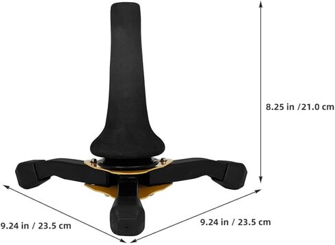 UKCOCO Foldable Clarinet Stand with 3-leg Tripod Base, Compact Oboe and Flute Holder Support for Woodwind Instruments, Portable Saxophone and Clarinet Bracket for Music Practice in Saudi Arabia