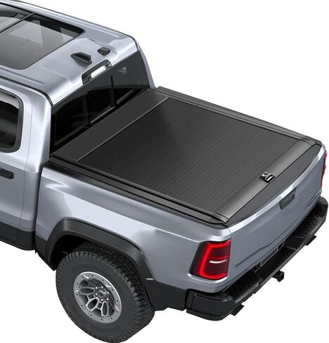 قابلة للتراجع عن سرير الشاحنة Tonneau Cover متوافقة مع 2009 2010 2011 2012 2013 2014 2015 2015 2017 2018 2019 2020 2021 2022 2023 2024 2025 Ram 1500 (5‘.7 "/67.4" سرير) قفل سرير الشاحنة) in Kuwait