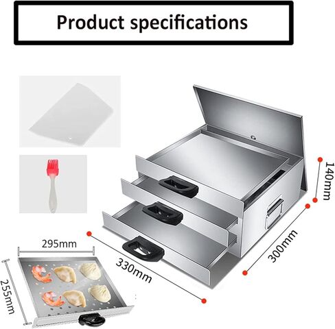 Stainless Steel Steamer with Removable Lid & Anti-Scald Handle - Perfect for Home & Restaurant Cooking, Durable Kitchen Essential for Healthy Meal Preparation in Saudi Arabia