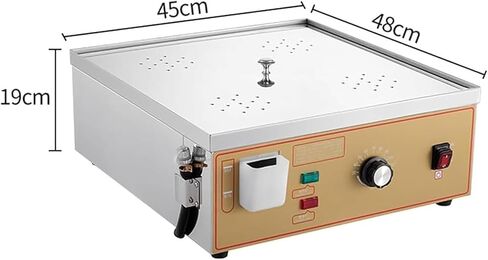 ERICAT Four-Hole Steamed Bun Machine, Dim Sum Electric Steamer with Dry Boiling/Water Shortage Alarm, 30-110℃ Adjustment & Efficient Steaming, Durable & Rust-Resistant, for Snack Breakfast Shops in Kuwait
