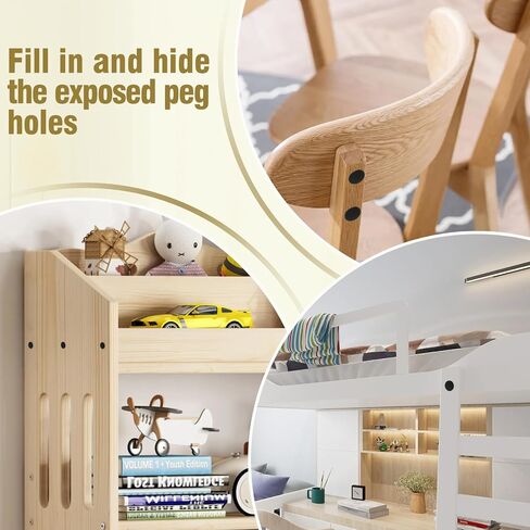 10pcs Plastic Hole Plugs, Snap in Locking Hole Tube Circular Locking Fastener Cover, Insert End Caps for Furniture Fencing Post Pipe - 25mm, Black in Kuwait