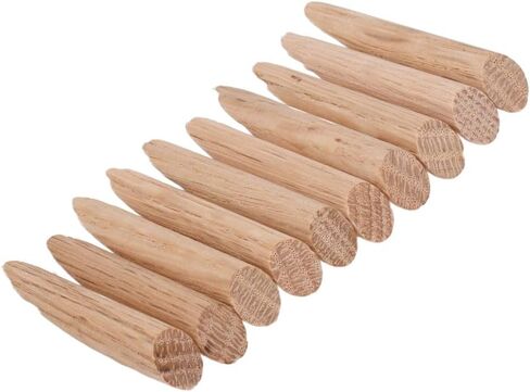 50Pcs 9.5mm Oak Wood Plugs - Solid Wood Pocket Hole Plugs Pine Stoppers for Woodworking, Dowel Caps with Smooth Finish in Saudi Arabia