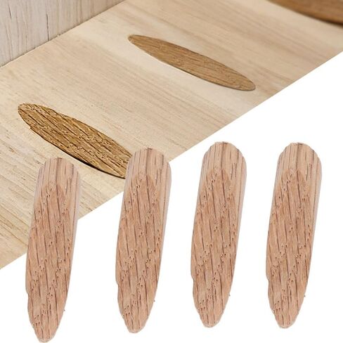 50Pcs 9.5mm Oak Wood Plugs - Solid Wood Pocket Hole Plugs Pine Stoppers for Woodworking, Dowel Caps with Smooth Finish in Saudi Arabia