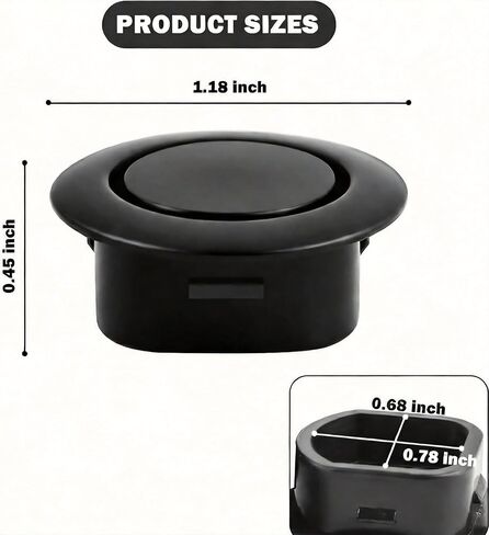 غطاء سدادات فتحة رادار ممتص الصدمات للسيارة - 20 قطعة، أغطية حماية لفتحة مستشعر مصد الصدمات البلاستيكية المقاومة للماء، تناسب عالمي لمعظم السيارات وسيارات الدفع الرباعي وسيارات السيدان - تركيب سهل بالقابس in Kuwait