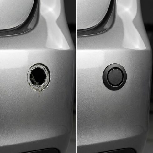 غطاء سدادات فتحة رادار ممتص الصدمات للسيارة - 20 قطعة، أغطية حماية لفتحة مستشعر مصد الصدمات البلاستيكية المقاومة للماء، تناسب عالمي لمعظم السيارات وسيارات الدفع الرباعي وسيارات السيدان - تركيب سهل بالقابس in Kuwait