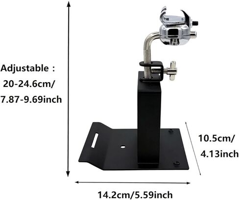 Jiayouy Floor Tom Pedal Riser Metal Foot Pedal Floor Tom Mount Bracket for Drum Set Percussion Pedal Accessory in Saudi Arabia