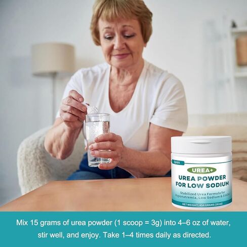 454g Stabilized Urea Powder for Hyponatremia, Low Sodium & SIADH | USP-Grade Urea Powder, Supports Healthy Sodium Balance – Easy to Dissolve, Pleasant Taste in Kuwait