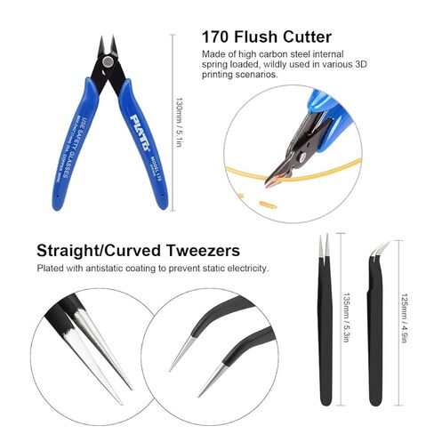 مجموعة ملحقات الطابعة ثلاثية الأبعاد من الراتنج، بما في ذلك وسادة سيليكون للتنظيف وقمع من الفولاذ المقاوم للصدأ، وسكين أدوات الصيانة، وملاقط، وقمع، ومقص، وسكين التشذيب، ومجموعة أدوات الطابعة ثلاثية الأبعاد (مجموعة أدوات الراتنج) in Kuwait