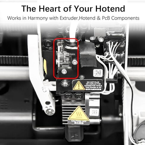 لوحة تبديل قاعة Bamboo P1S Hotend & Extruder Hall، لوحة مستشعر خيوط الطارد لمختبر Bambu Lab P1S/P1P، استبدال لوحة مستشعر تغذية الطابعة ثلاثية الأبعاد، ملحق أساسي للطابعة ثلاثية الأبعاد in Kuwait