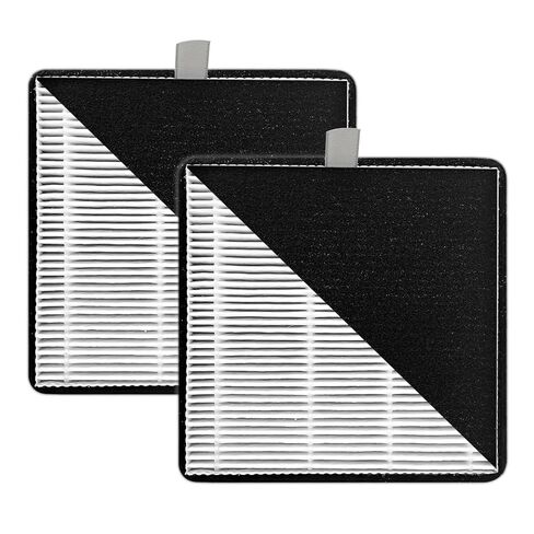 قطعتان من فلتر الهواء HEPA 13 والكربون المنشط لطابعات Creality K2/K2 Pro/K2 Plus/K1 Max ثلاثية الأبعاد - استبدال فلتر الطابعة ثلاثية الأبعاد، ترشيح مزدوج الطبقة للمركبات العضوية المتطايرة، PM2.5، والجسيمات متناهية الصغر والروائح in Kuwait