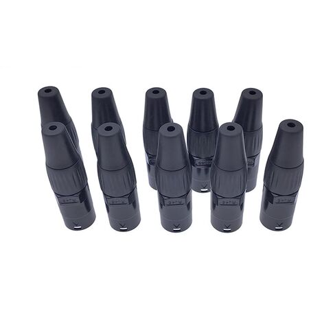 8p8c RJ45 صافي العمل موصل IP65 D لوحة مقابس إيثرنت موصل المقبس 10 قطعة (10xblack التوصيل) in Kuwait