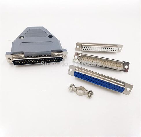 DB37 VGA التوصيل المنفذ المتوازي 2 صف D موصل فرعي 37 فتحة/دبوس ذكر أنثى 1 قطعة (أنثى ذهبية) in Kuwait