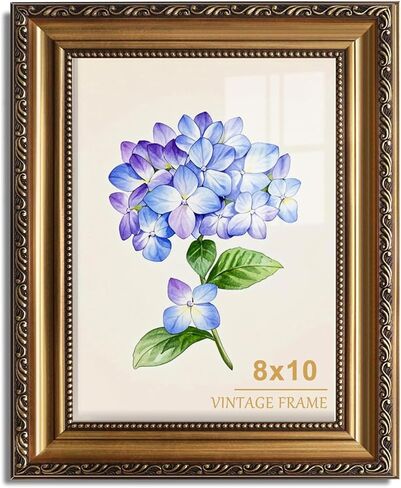 11×14 Picture Frame, Vintage Gold 11×14 Photo Frame for Wall Hanging or Tabletop Display, Ornate Antique Poster Frames for Wall Art Photo and Prints, Gold Vintage Picture Frames in Saudi Arabia