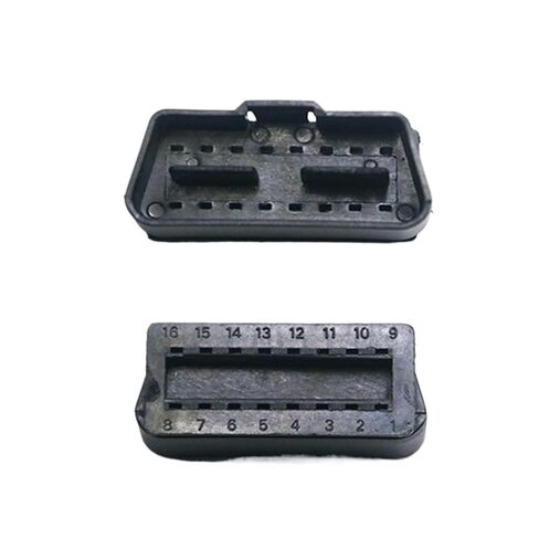 1Pcs J1962 OBD Connector Male 16 Holes 12V/24V OBD2 Male No Terminals Only Plastic Parts No Pins for OBDII Interface(12V No Pins) in Saudi Arabia