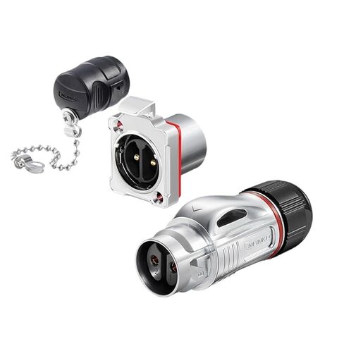 1Pcs Waterproof IP68 M24 Circular Connector 2 3 4 10 12 19 24 Pin BD24 Outdoor Panel Connector for Power Signal Equipments(Type C Set,4P) in Saudi Arabia