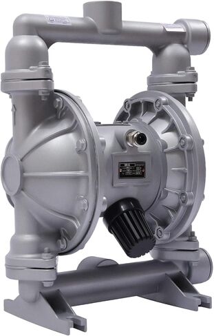 LOYALHEARTDY Air-operated Double Diaphragm Pump Aluminum Membrane Pump 1/2 inch Inlet & 4 Outlet, Air Diaphragm Pump For Diesel Kerosene Grease Fluids Motor Oil Chemical Industrial 44 GPM Max 115PSI in Saudi Arabia