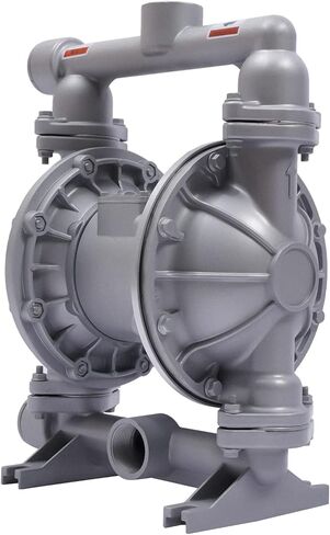 LOYALHEARTDY Air-operated Double Diaphragm Pump Aluminum Membrane Pump 1/2 inch Inlet & 4 Outlet, Air Diaphragm Pump For Diesel Kerosene Grease Fluids Motor Oil Chemical Industrial 44 GPM Max 115PSI in Saudi Arabia