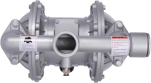 LOYALHEARTDY Air-operated Double Diaphragm Pump Aluminum Membrane Pump 1/2 inch Inlet & 4 Outlet, Air Diaphragm Pump For Diesel Kerosene Grease Fluids Motor Oil Chemical Industrial 44 GPM Max 115PSI in Saudi Arabia