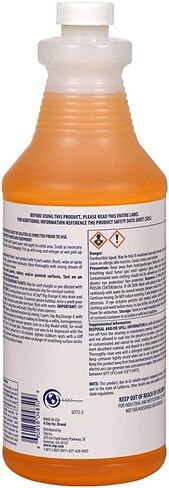 Zep Big Orange-E Citrus Industrial Degreaser Liquid 1 Quart 48501 (Case of 12) This Product is For Business Customers Only in Saudi Arabia