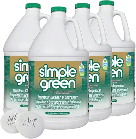 (4 جالون) - مزيل الشحوم/منظف صناعي متعدد الأغراض من Simple G وإسفنجة من العلامات التجارية ANF 13005 in Kuwait