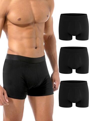 Varmax Incontinence Underwear for Men, Cotton Reusable Washable Leakproof Boxer Briefs, Heavy Flow Bladder Leak Men's Incontinence Underwear in Saudi Arabia