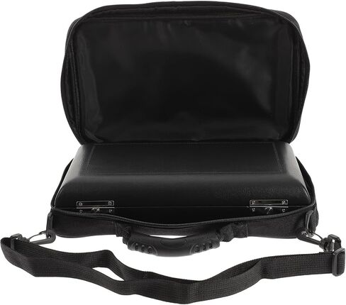 Kisangel Portable Oboe Pu Leather Case Set Black Oboe Storage Boxes with Carrying Bag Two-piece Wind Instrument Travel Bag and Organization in Saudi Arabia