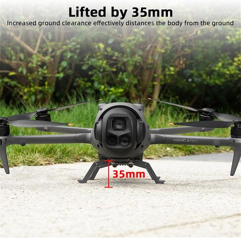 Landing Gear Compatible for DJI Mavic 4 Pro Drone Accessories Foldable Extension Leg Feet Height Extender Protector Holder for Mavic 4 Pro in Saudi Arabia