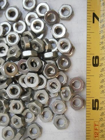 New Pack of Hex Nuts 10/32 x 11/32 Small Pattern Stainless Steel Lot of 50#3490 Multi-Purpose Comprehensive Hardware Fastener Assortment Kit WnyNEH06888 in Saudi Arabia