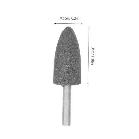 Ciieeo 10pcs Brown Grinding Bits Electric Rotary Tools Abrasive Mounted Grinding Stones for Polishing Sharpening and Removal Cylindrical and Shapes in Saudi Arabia