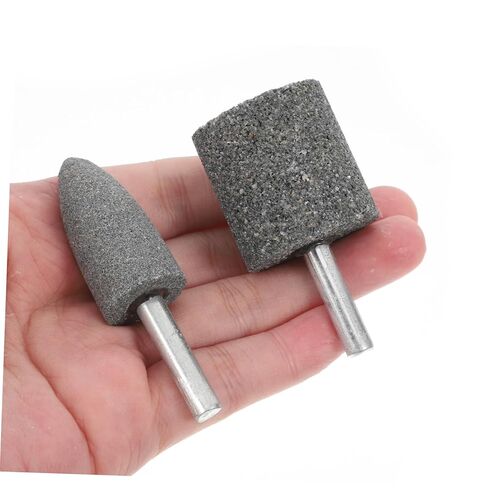 Ciieeo 10pcs Brown Grinding Bits Electric Rotary Tools Abrasive Mounted Grinding Stones for Polishing Sharpening and Removal Cylindrical and Shapes in Saudi Arabia
