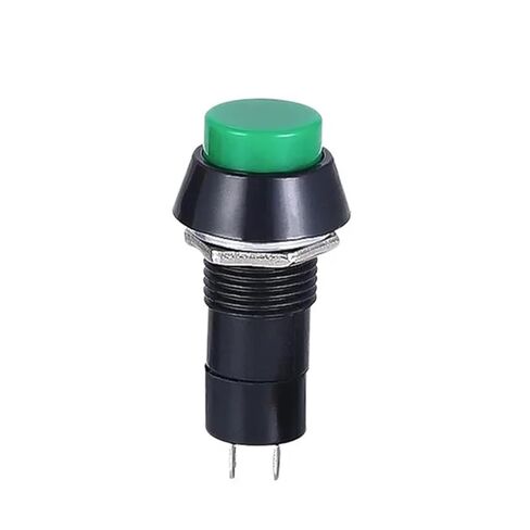 1 قطعة مفتاح زر ضغط، PBS-11A/11B 12 مم مفتاح زر بلاستيكي ذاتي القفل ذاتي الاسترداد لحظي 3A 250V AC 2PIN (أسود، استرداد ذاتي) in Kuwait