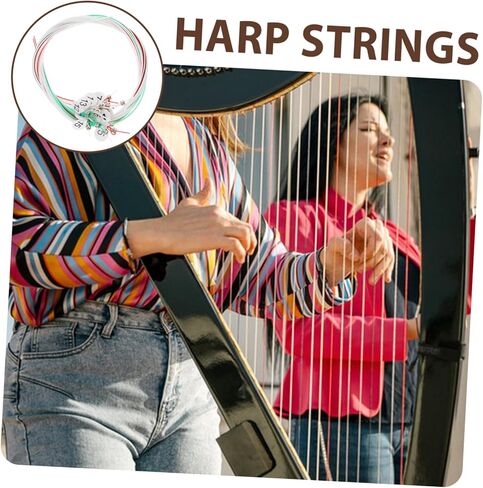 ERINGOGO Lyre Harp Strings Replacement Kit 15pcs Nylon Strings for Musical Instruments for Lyre Learners Players and Musicians in Saudi Arabia