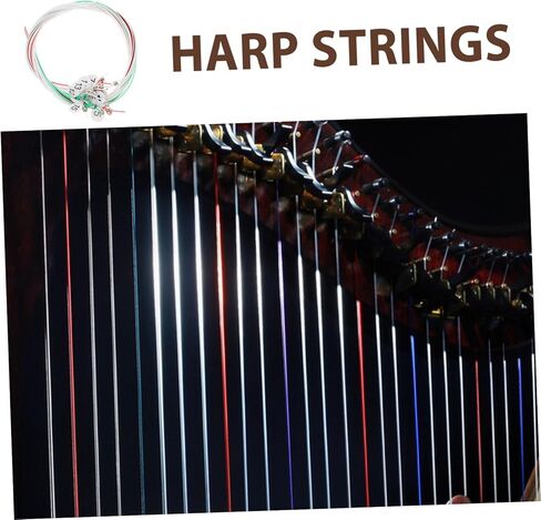 ERINGOGO Lyre Harp Strings Replacement Kit 15pcs Nylon Strings for Musical Instruments for Lyre Learners Players and Musicians in Saudi Arabia