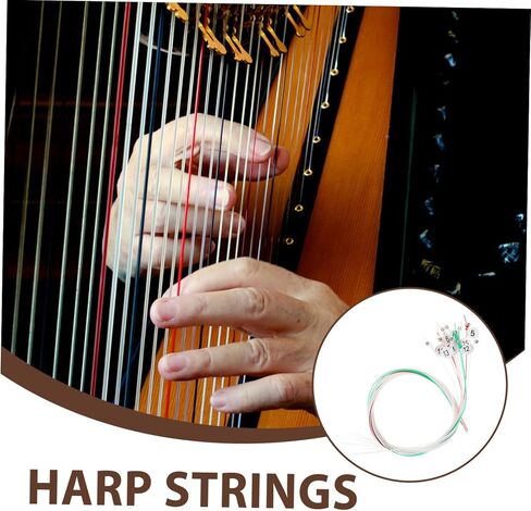 ERINGOGO Lyre Harp Strings Replacement Kit 15pcs Nylon Strings for Musical Instruments for Lyre Learners Players and Musicians in Saudi Arabia